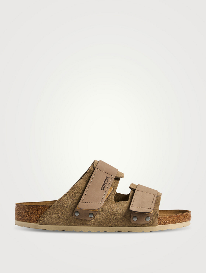 Uji Suede Slide Sandals