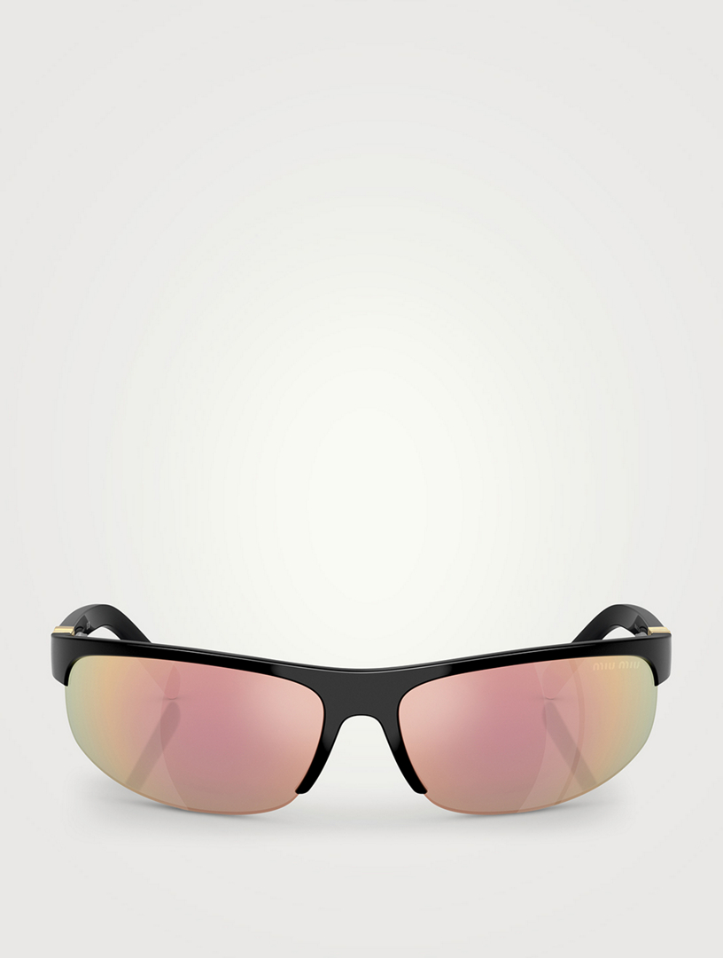 MIU MIU Shield Sunglasses | Holt Renfrew