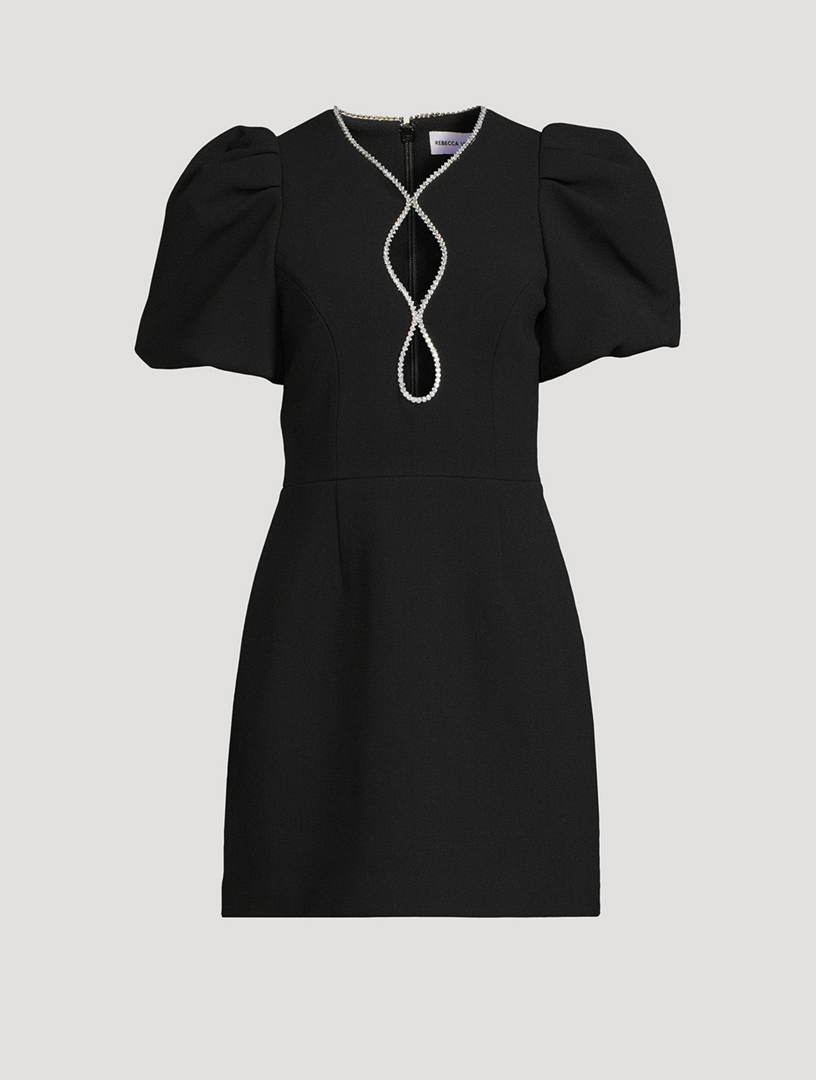 【REBECCA VALLANCE】ESTELLA PUFF SLEEVE カットアウト ミニ REBECCA VALLANCE Estella Cut-Out Mini Dress | Holt Renfrew