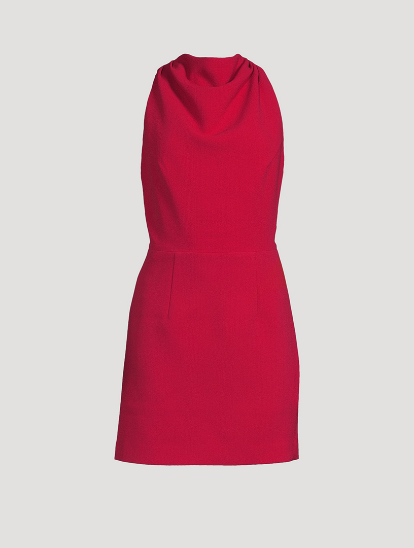 REBECCA VALLANCE Akari Halter Mini Dress | Holt Renfrew