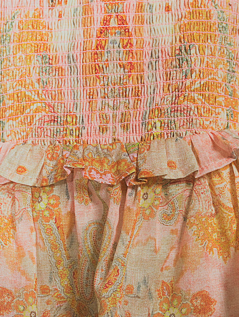 Wylie Tiered Shirred Dress