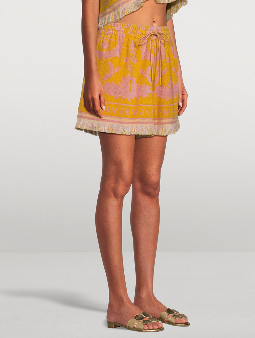 ZIMMERMANN Wylie Terry Shorts | Holt Renfrew