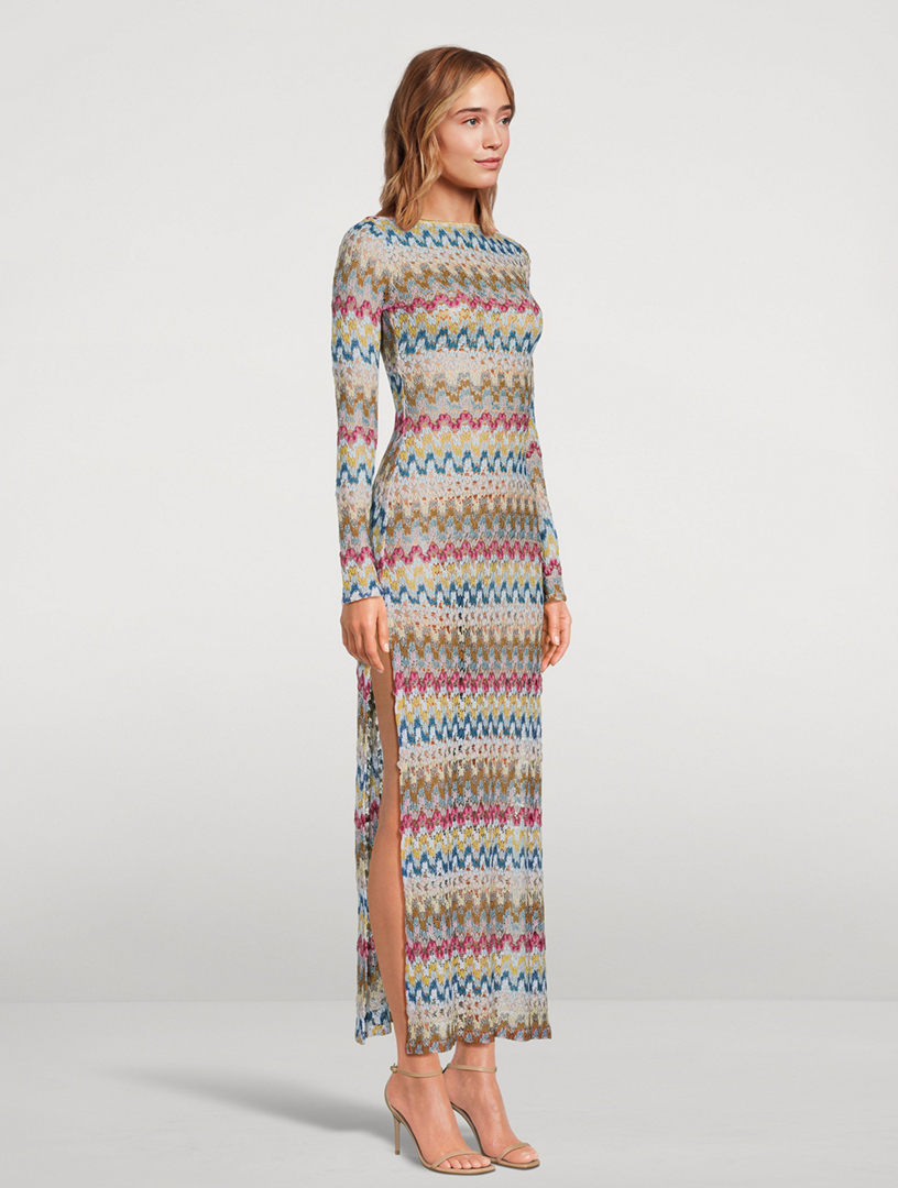 Lamé Crochet Cover-Up
