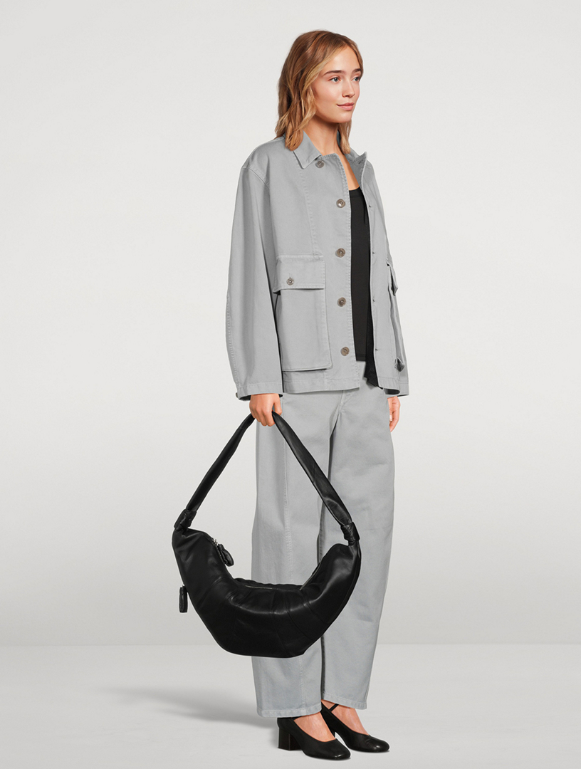 LEMAIRE Large Croissant Leather Shoulder Bag | Holt Renfrew