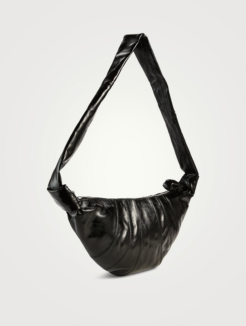バッグ LEMAIRE MEDIUM CROISSANT COATED COTTON LEMAIRE Medium Croissant Coated Cotton Shoulder Bag | Holt