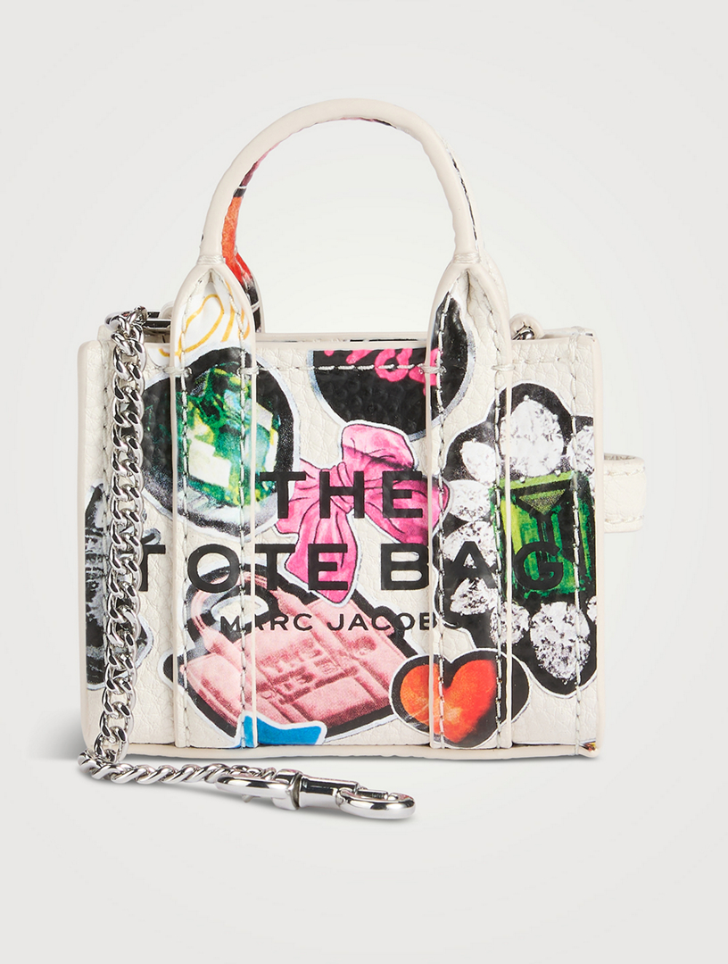 トートバッグ MARC JACOBS CHARM THE NANO LEATHER TOTE MARC JACOBS The Nano Leather Tote Bag Charm | Holt Renfrew