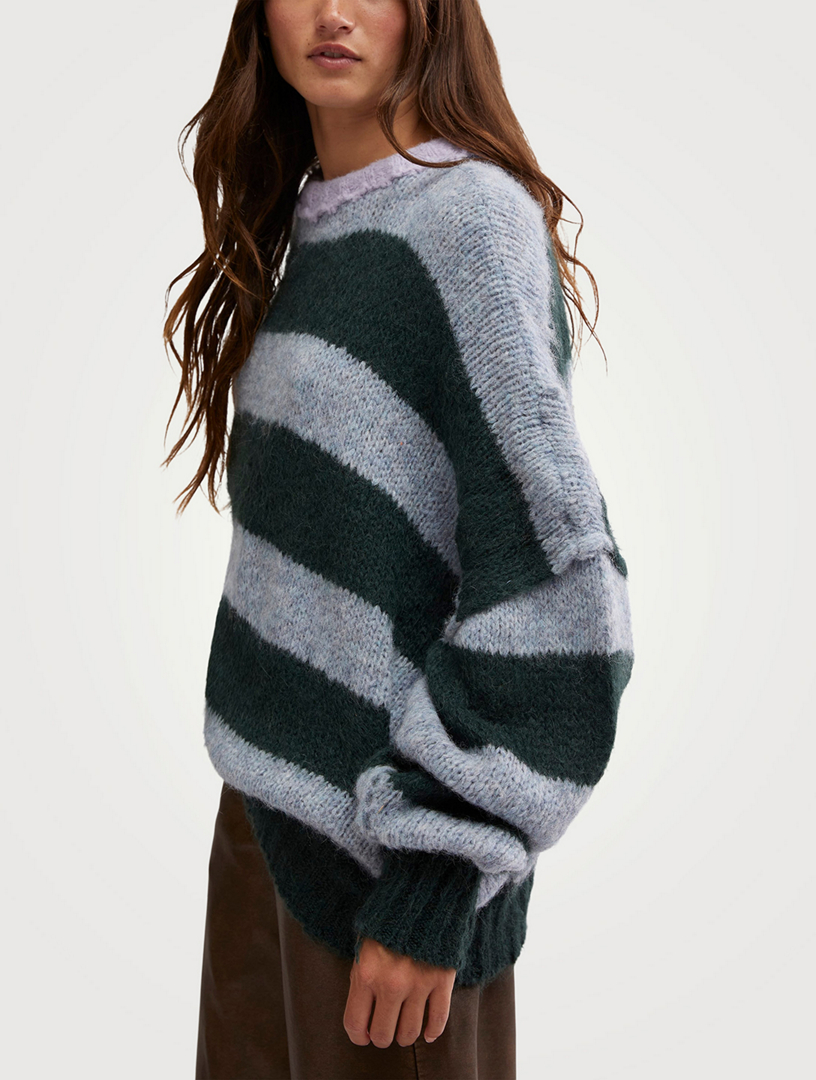 Paris Stripe Jacquard Sweater