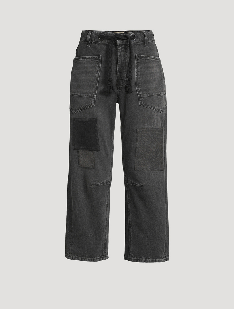 FREE PEOPLE Moxie Barrel-Leg Jeans | Holt Renfrew