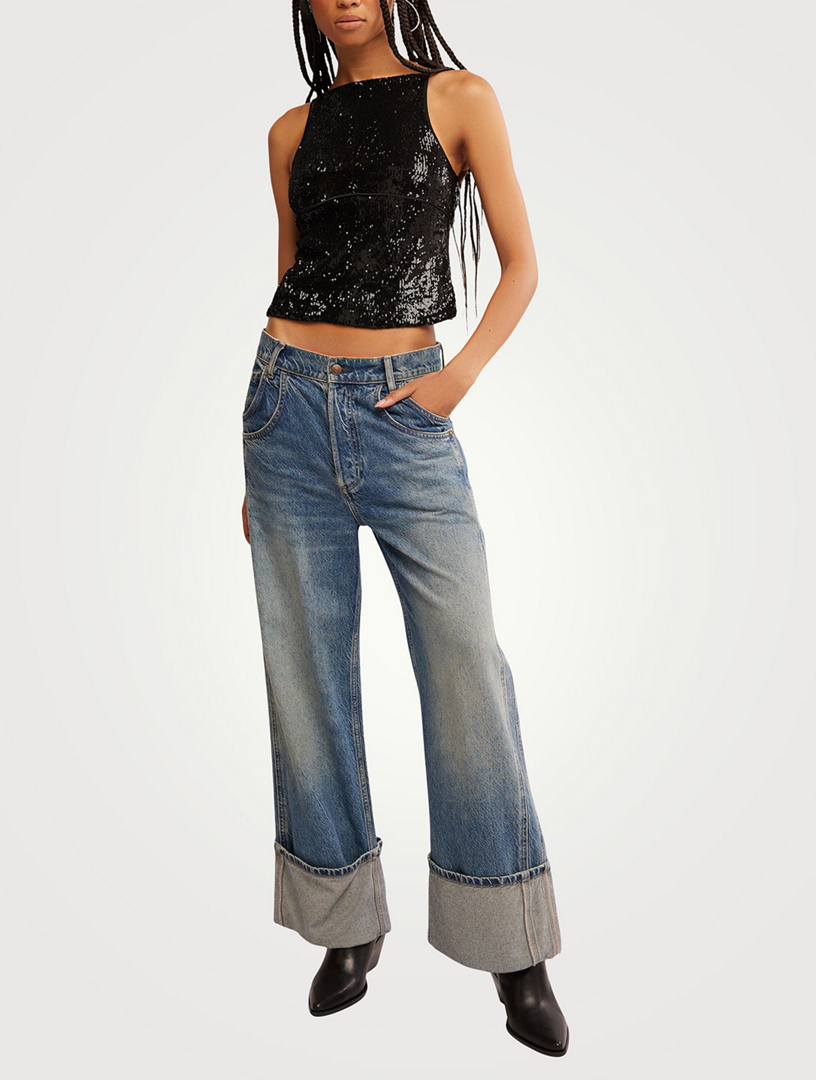 James Sequin Tank Top