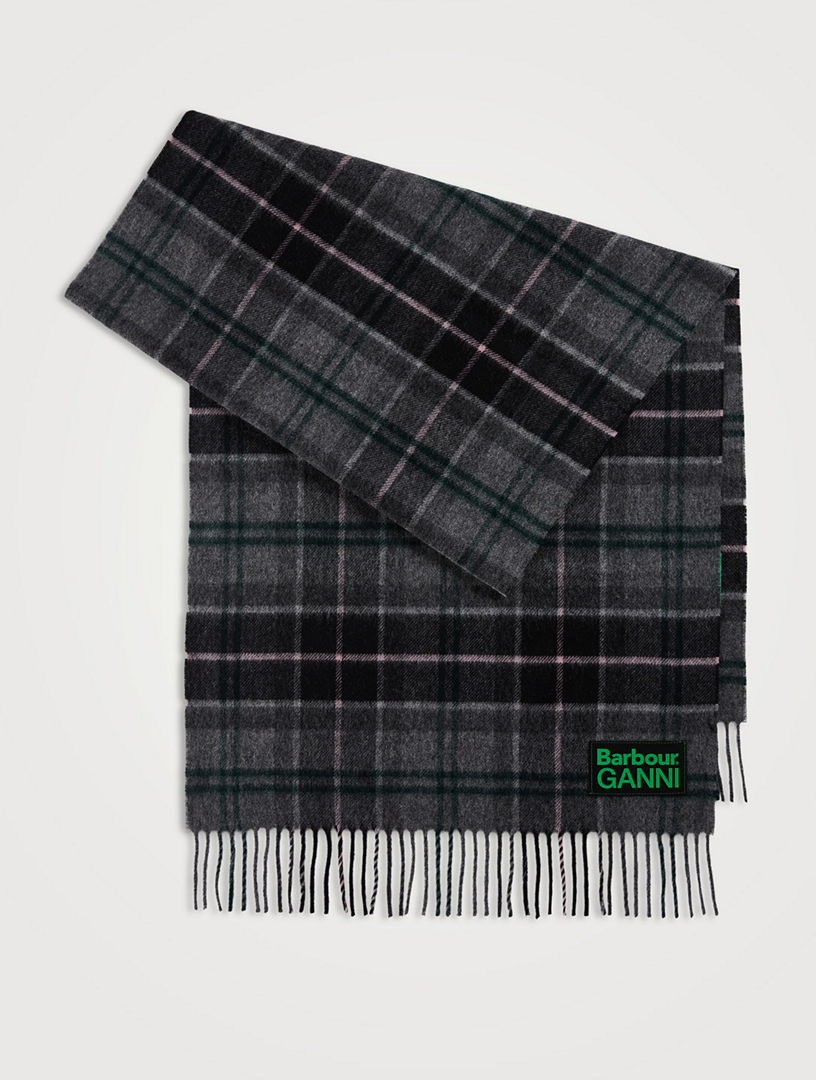 Barbour scarf white online