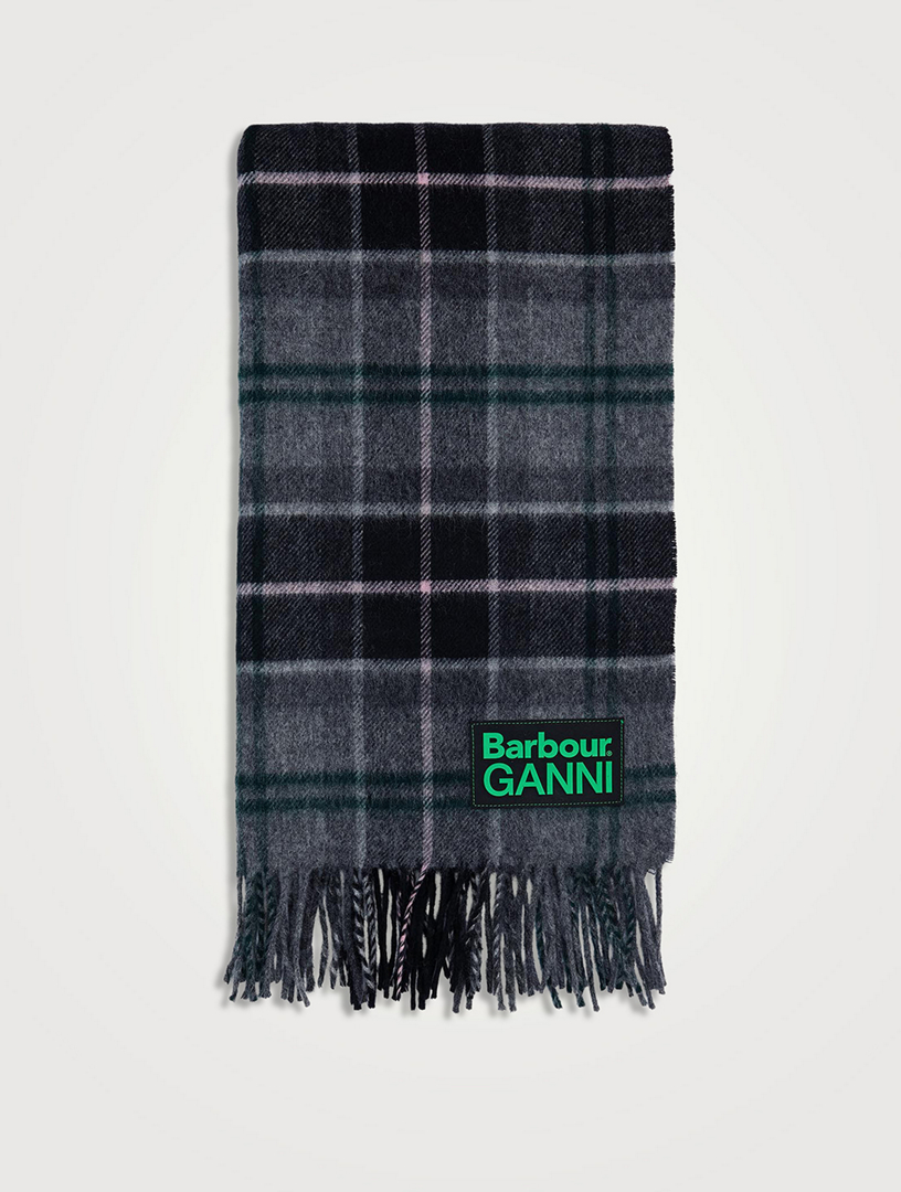 Barbour scarf purple online