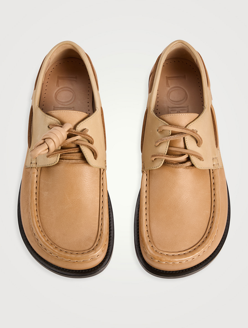 LOEWE 'Campo' boat shoe ロエベ カンポ ボートシューズ Loewe - カンポ・ボートシューズ をオンライン購入 | Saks Fifth