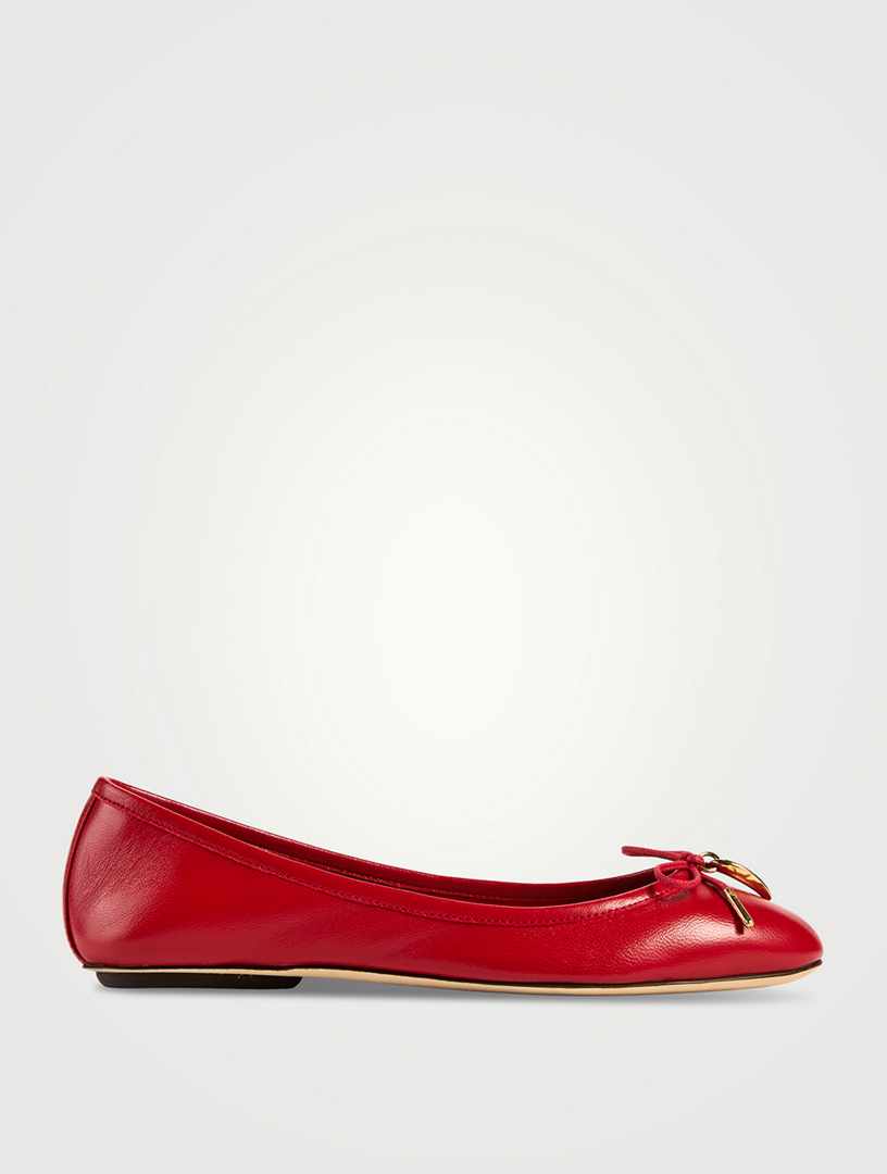 CHLOÉ Iris Leather Ballet Flats | Holt Renfrew