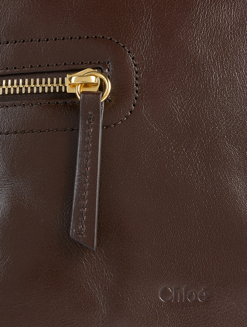 【CHLOE】 brown leather camera shoulder bag （関税送料込） CHLOÉ Camera leather shoulder bag | NET-A-PORTER
