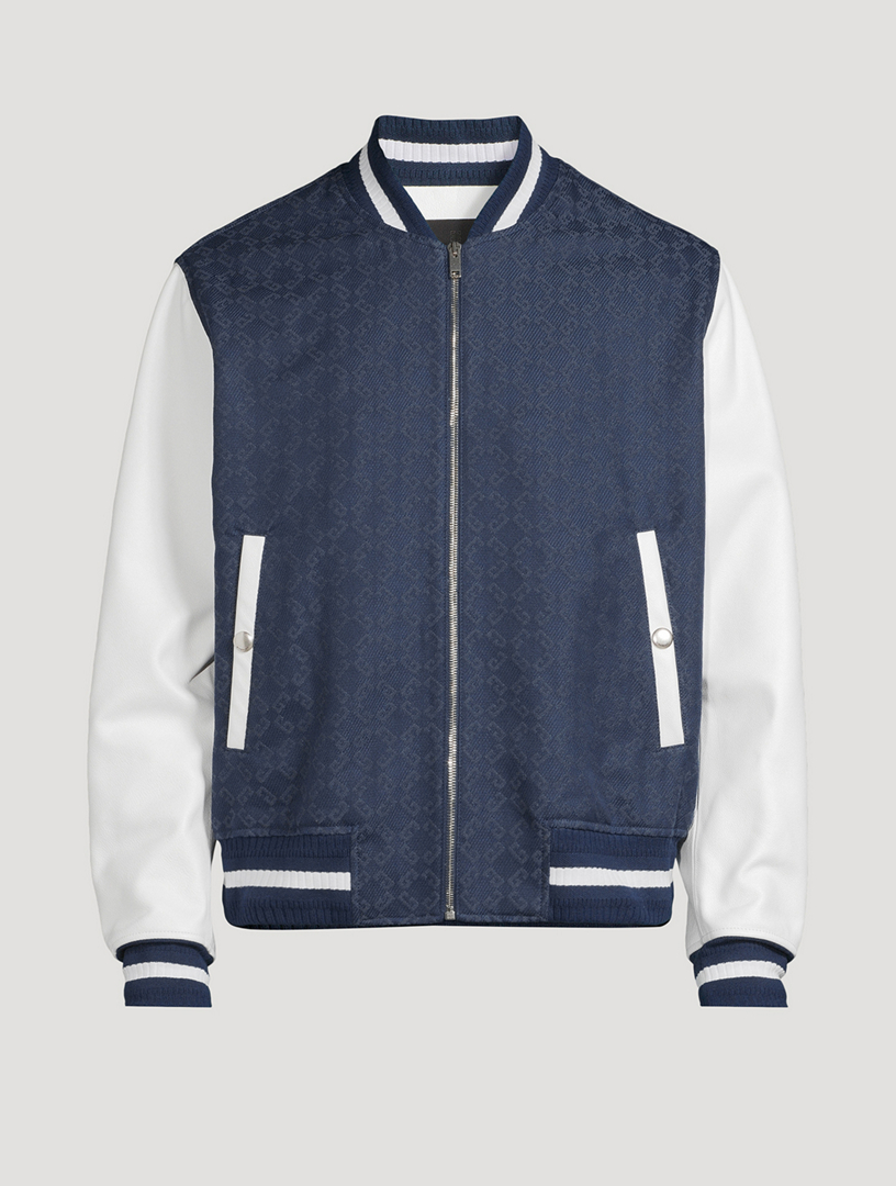 Monogram 72 Jacquard Denim Varsity Jacket