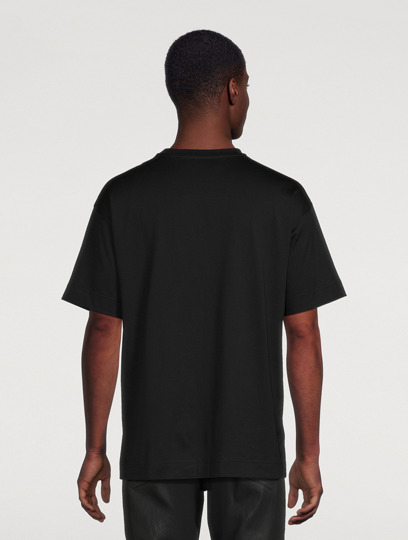 ✱$ x Givenchy T-Shirt GIVENCHY Logo-Embroidered Cotton-Jersey T-Shirt for Men | MR