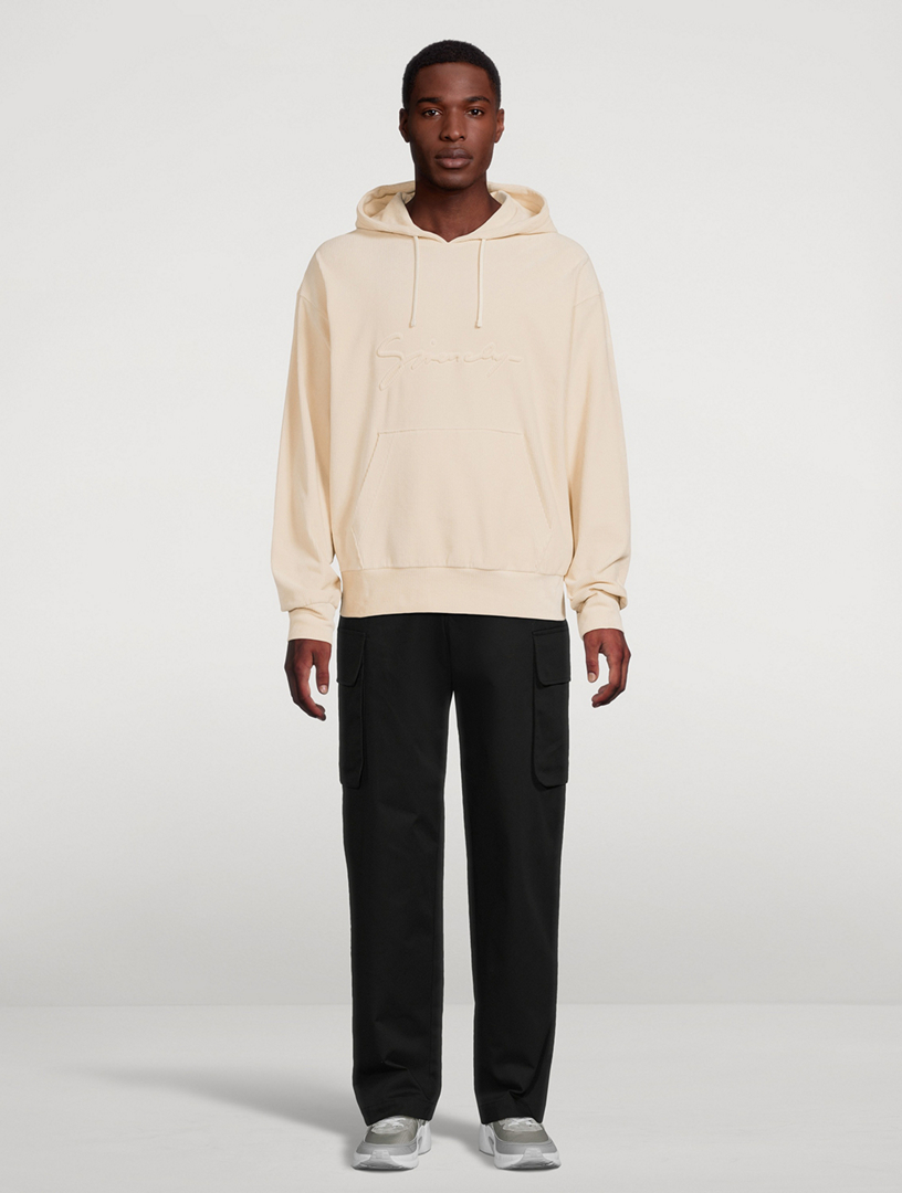 Ribbed Velvet Hoodie