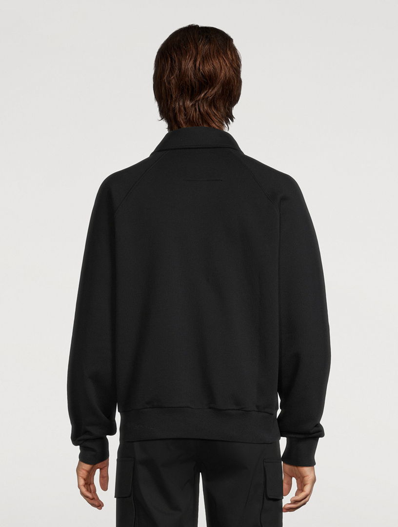 GIVENCHY Logo Polo Sweatshirt Holt Renfrew