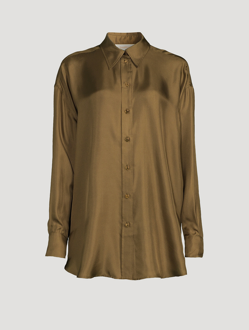 Crush Silk Shirt