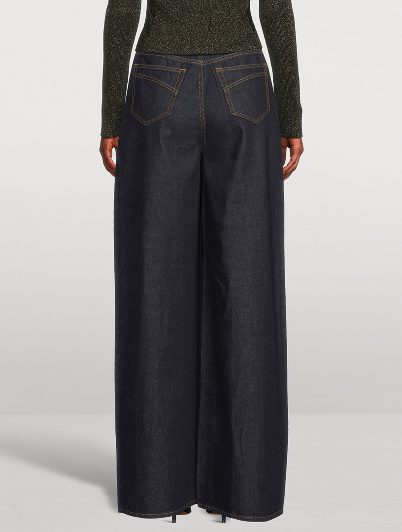 デニム・ジーパン Zimmermann 'Crush Straight' jeans ZIMMERMANN Crush Straight-Leg Jeans | Holt Renfrew