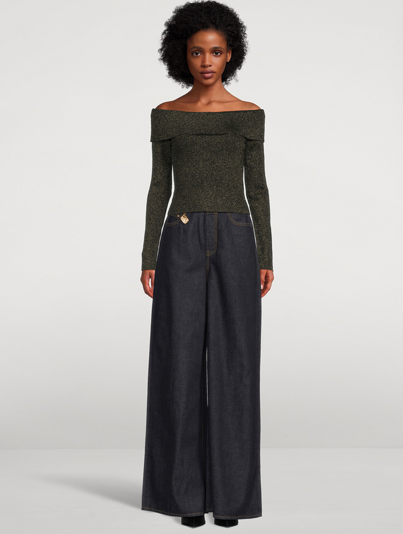 ZIMMERMANN Crush Straight-Leg Jeans | Holt Renfrew