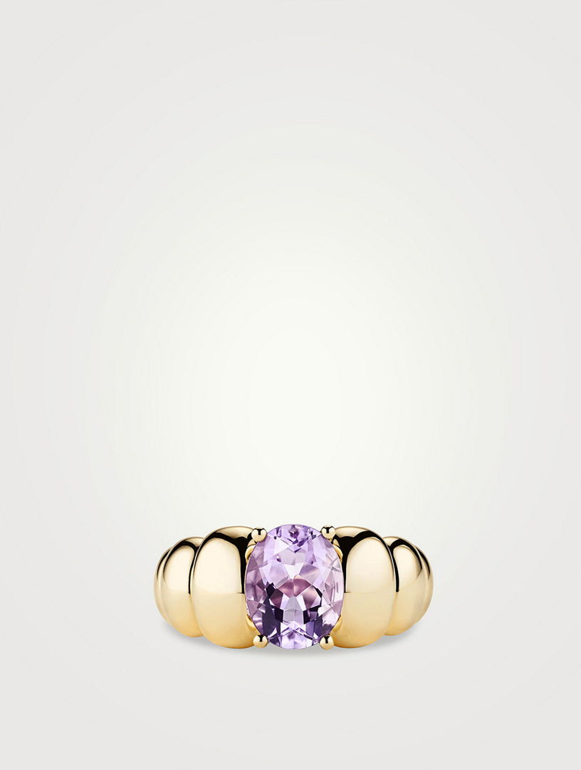 【MEJURI】Puffy Charlotte 天然石★ジェムストーンリング Puffy Charlotte Gemstone Ring - Jewelry | Mejuri