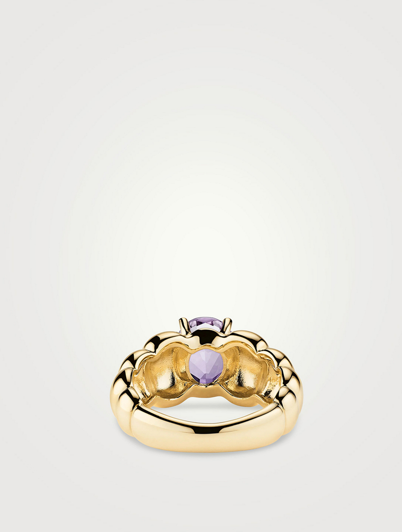 【MEJURI】Puffy Charlotte 天然石★ジェムストーンリング MEJURI 14K Gold Puffy Charlotte Gemstone Ring | Holt Renfrew