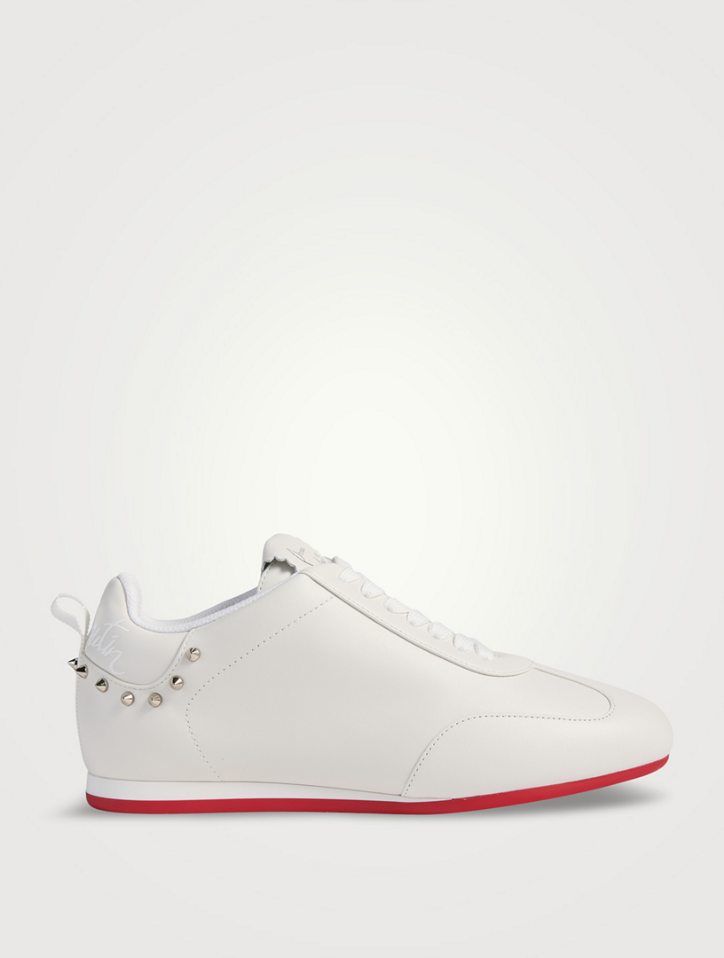 Miu☆ White/burgundy Gymnasium Technical Fabric And Suede Sneakers