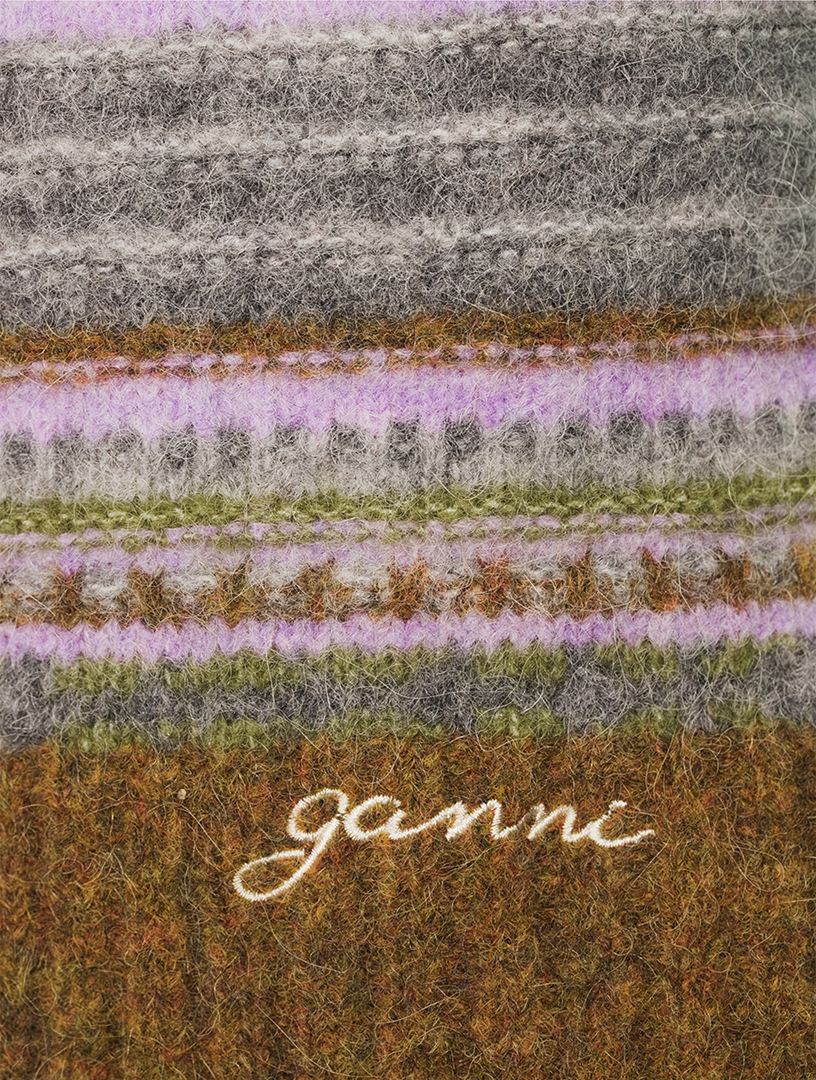 Stripe Jacquard Sweater Vest