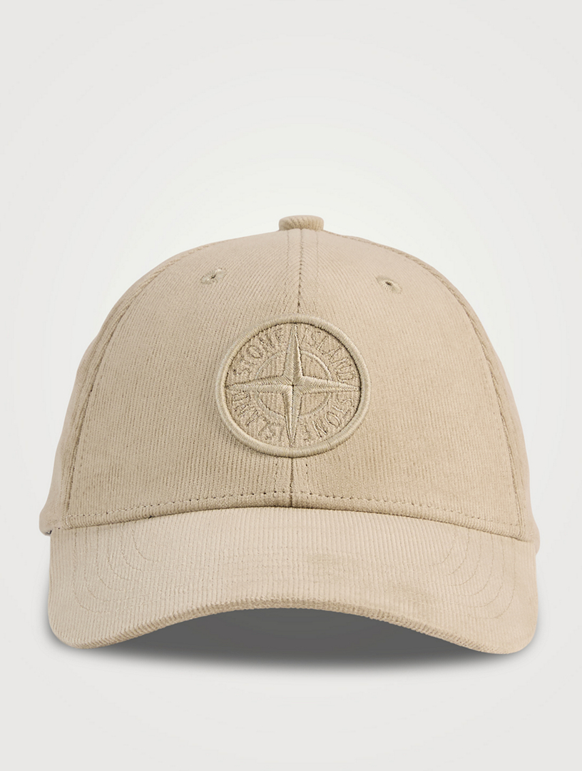 Micro-Corduroy Logo Baseball Cap