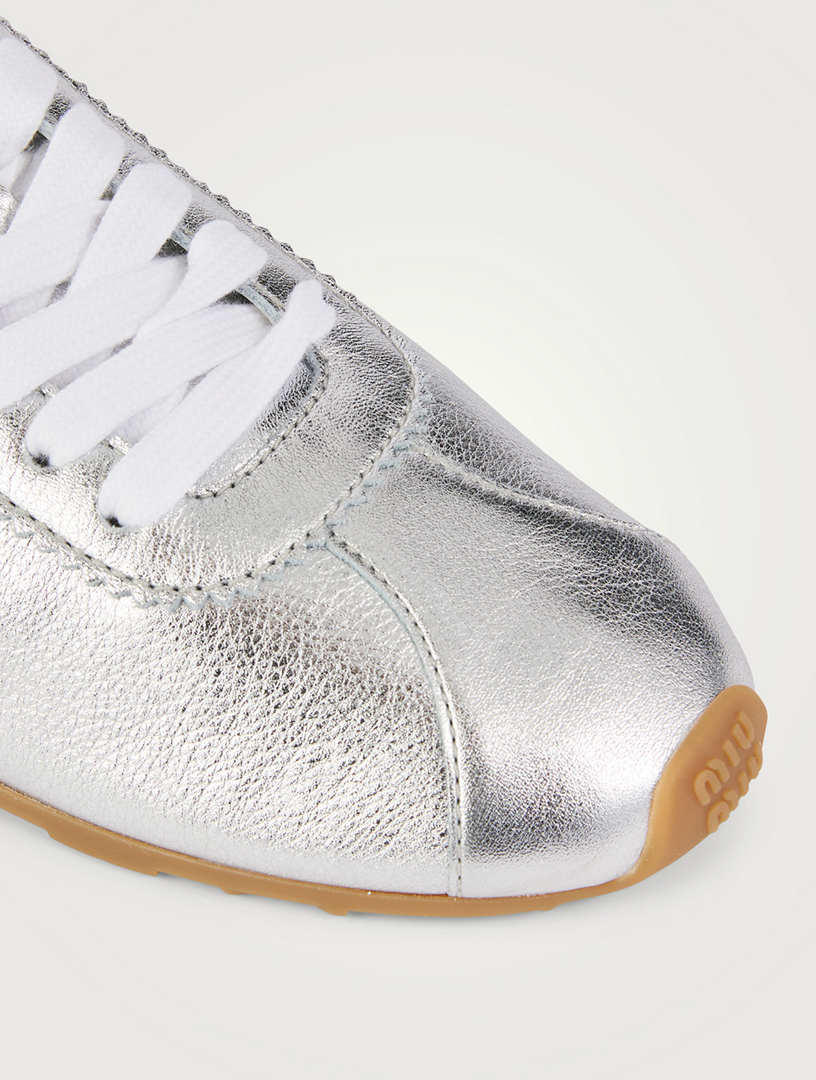 【MIU MIU】PLUME MORDORE SNEAKERS Miu Miu Plume Sneakers | White | FARFETCH