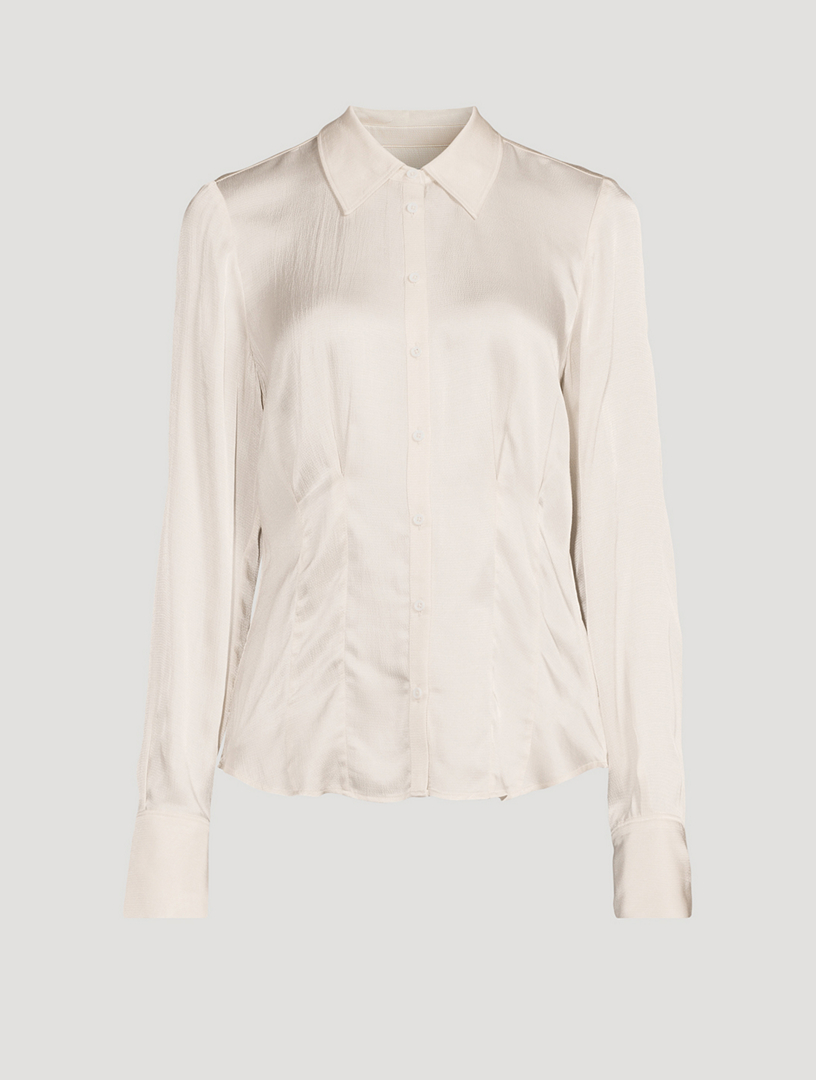 Nelly Hammered Satin Shirt