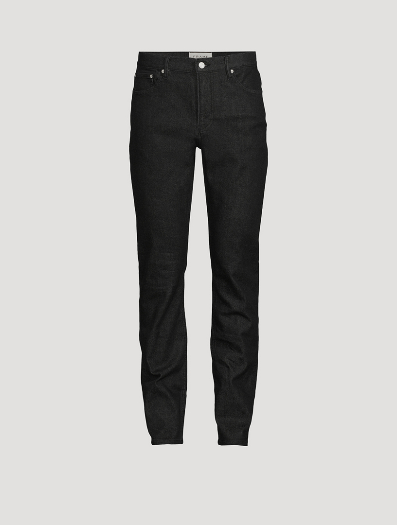 Mens black designer jeans hot sale