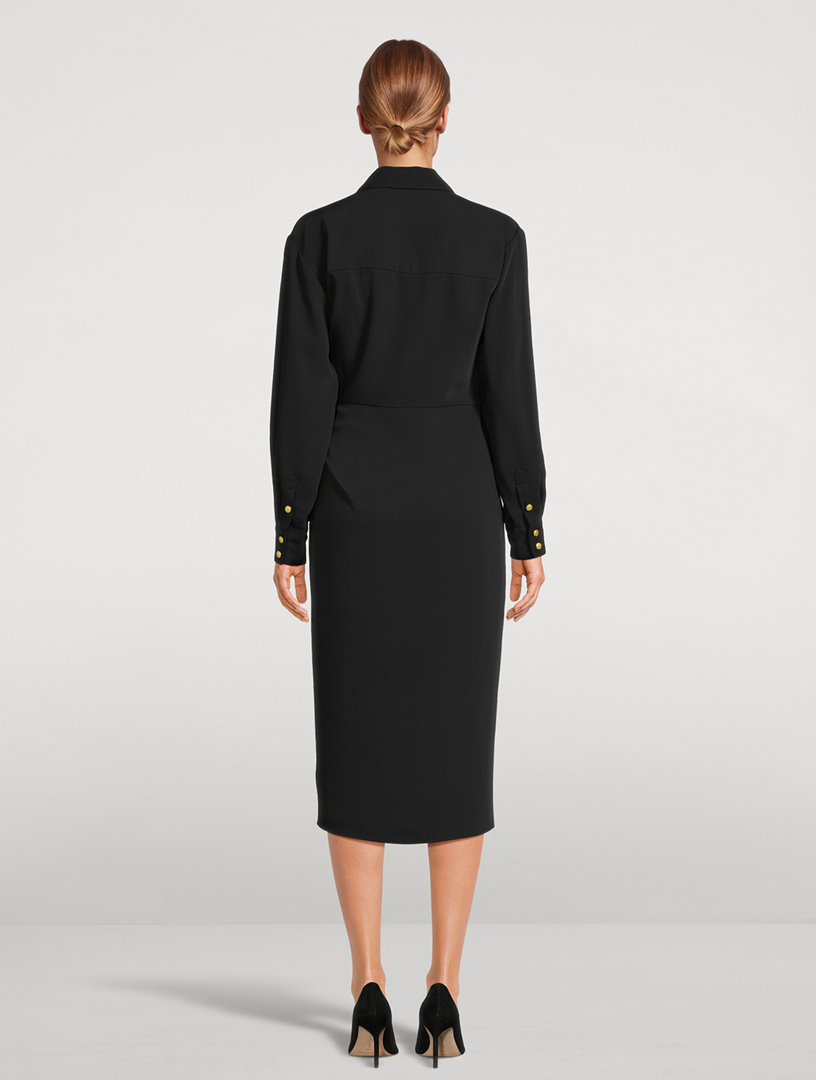 VERONICA BEARD Wright Twisted Shirt Dress Holt Renfrew
