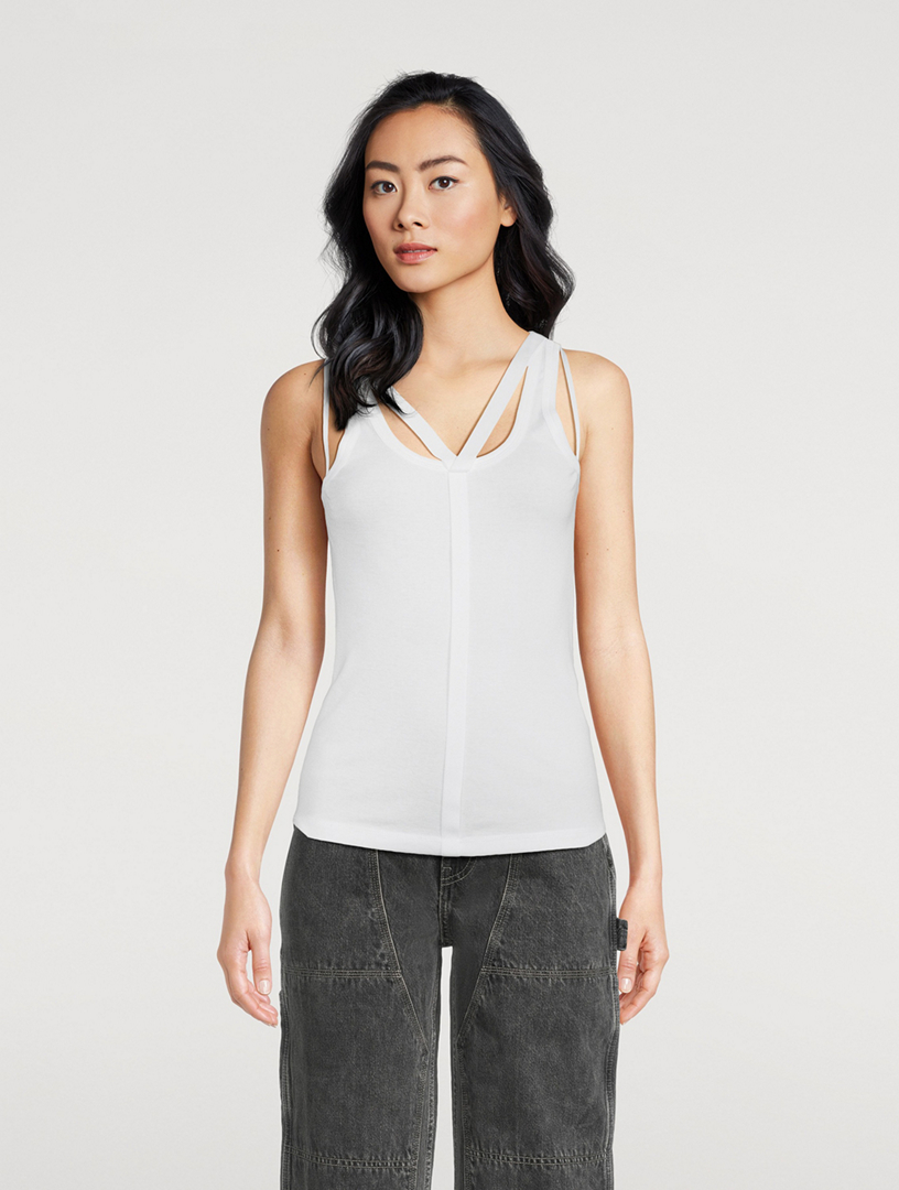Strap Racer Tank Top