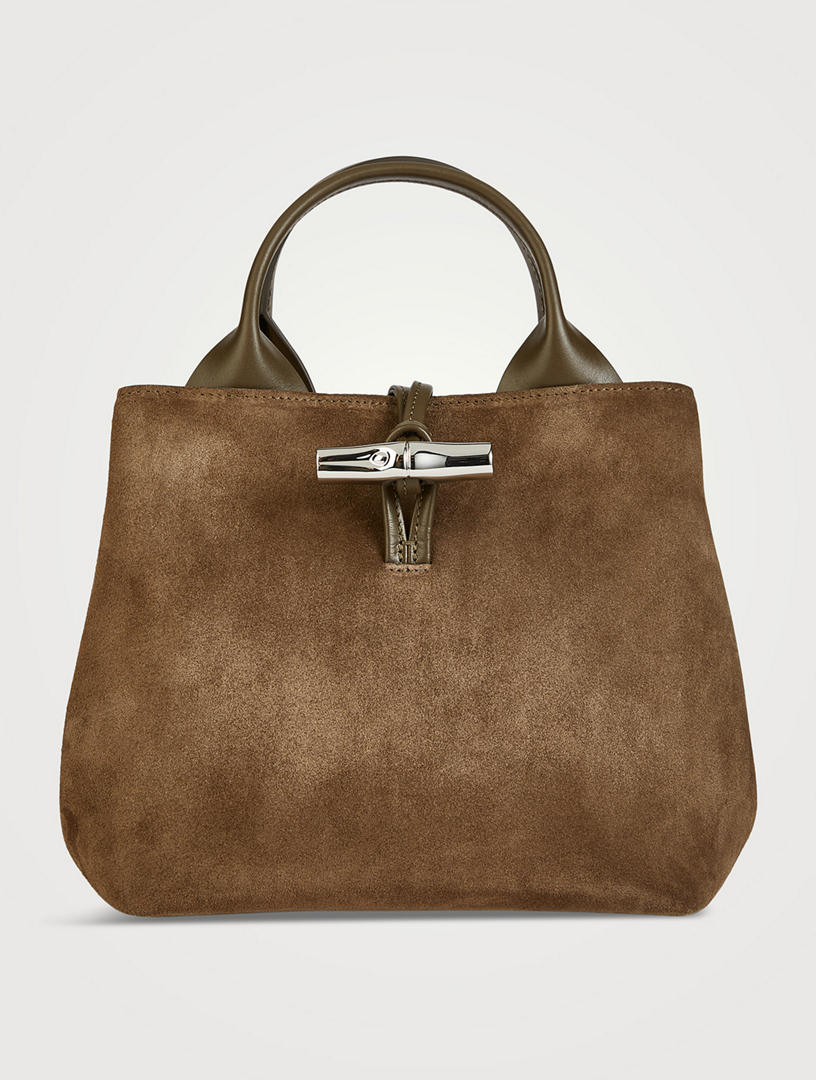 Sac à main Le Roseau en suède, petit