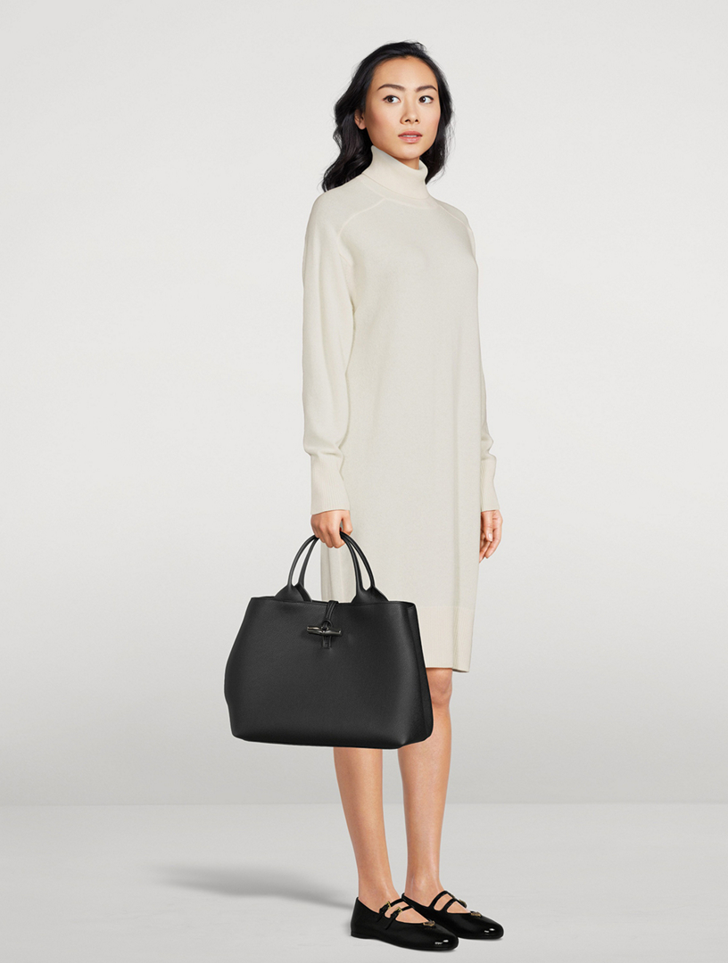 LONGCHAMP Large Le Roseau Leather Top Handle Bag | Holt Renfrew LONGCHAMP Large Le Roseau Leather Top Handle Bag | Holt Renfrew