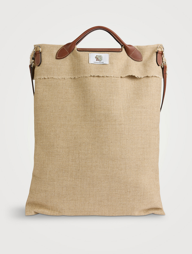 LONGCHAMP Medium Le Pliage Collection Tote Bag In Artichoke Print
