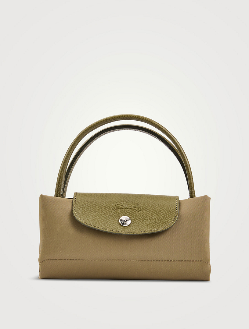 LONGCHAMP Small Le Pliage Green Top Handle Bag | Holt Renfrew