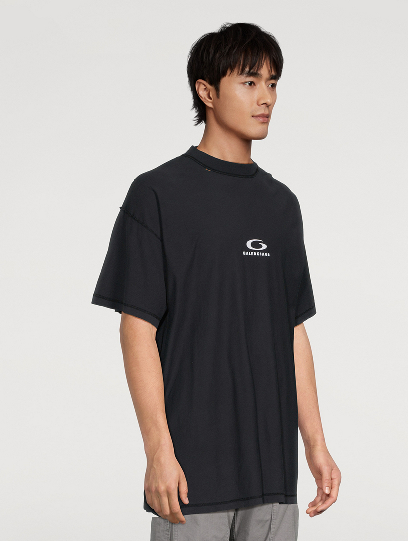 BALENCIAGA Loop Sports Icon Inside-Out T-Shirt | Holt Renfrew