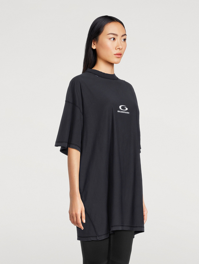 BALENCIAGA Loop Sports Icon Inside-Out T-Shirt | Holt Renfrew