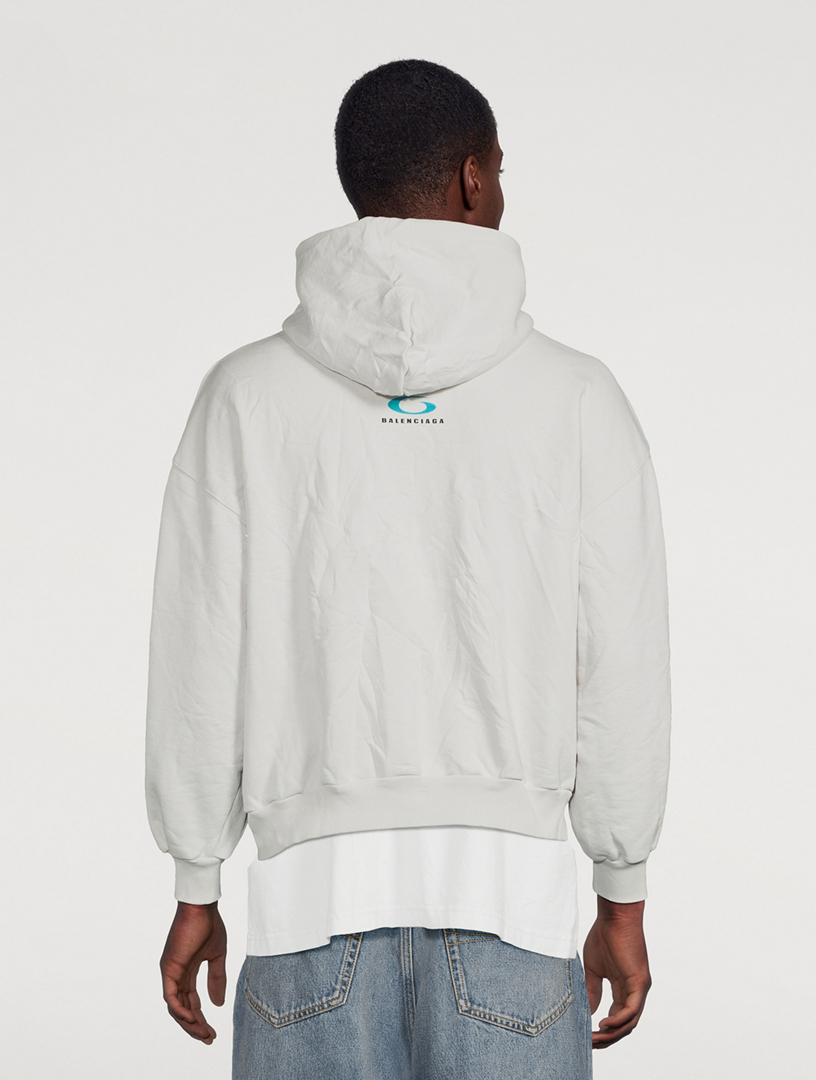 BALENCIAGA Loop Sports Icon Zip Hoodie | Holt Renfrew
