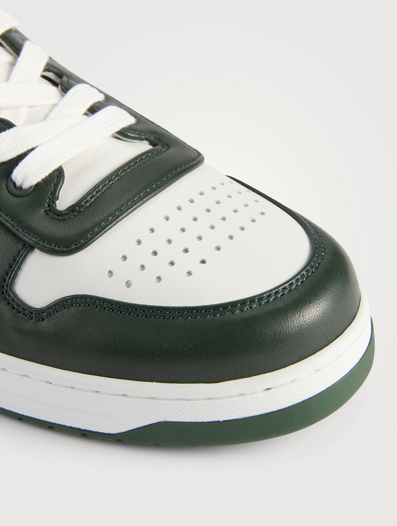 PRADA Downtown Leather Sneakers | Holt Renfrew