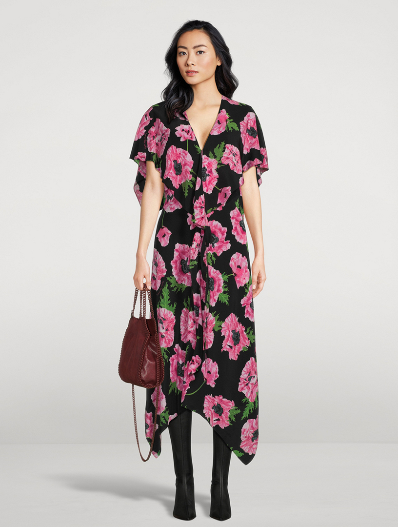 STELLA MCCARTNEY ワンピース Polka-dot silk-crepe maxi 400903 STELLA MCCARTNEY ワンピース Polka-dot silk-crepe maxi 400903