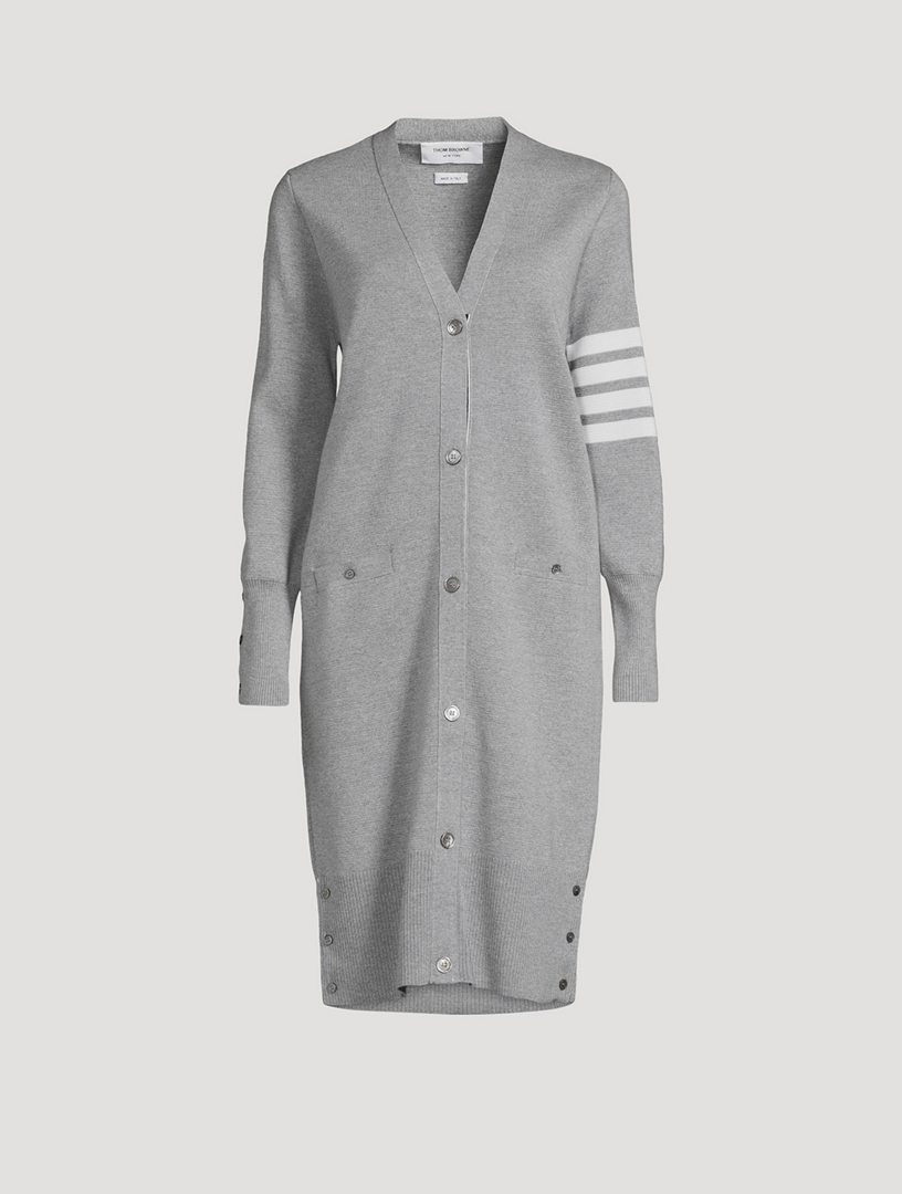 Robe Fourreau Akris Punto Laine Noire Et Blanche - Taille 14 (manches Longues, Genoux)
