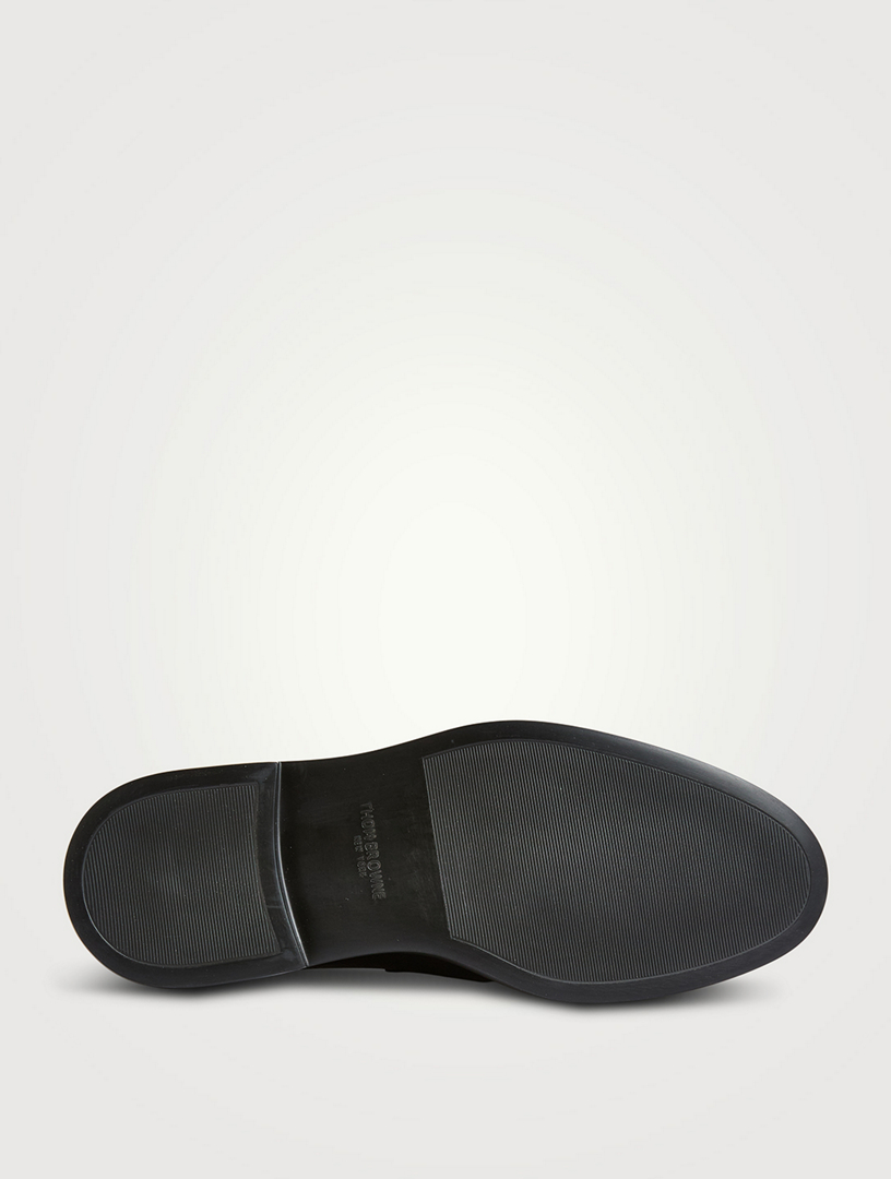 Pebble Grain Leather Penny Loafers