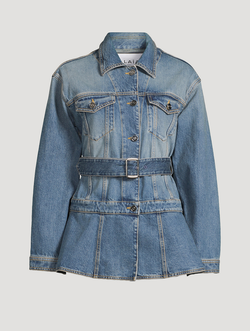 Belted Denim Jacket