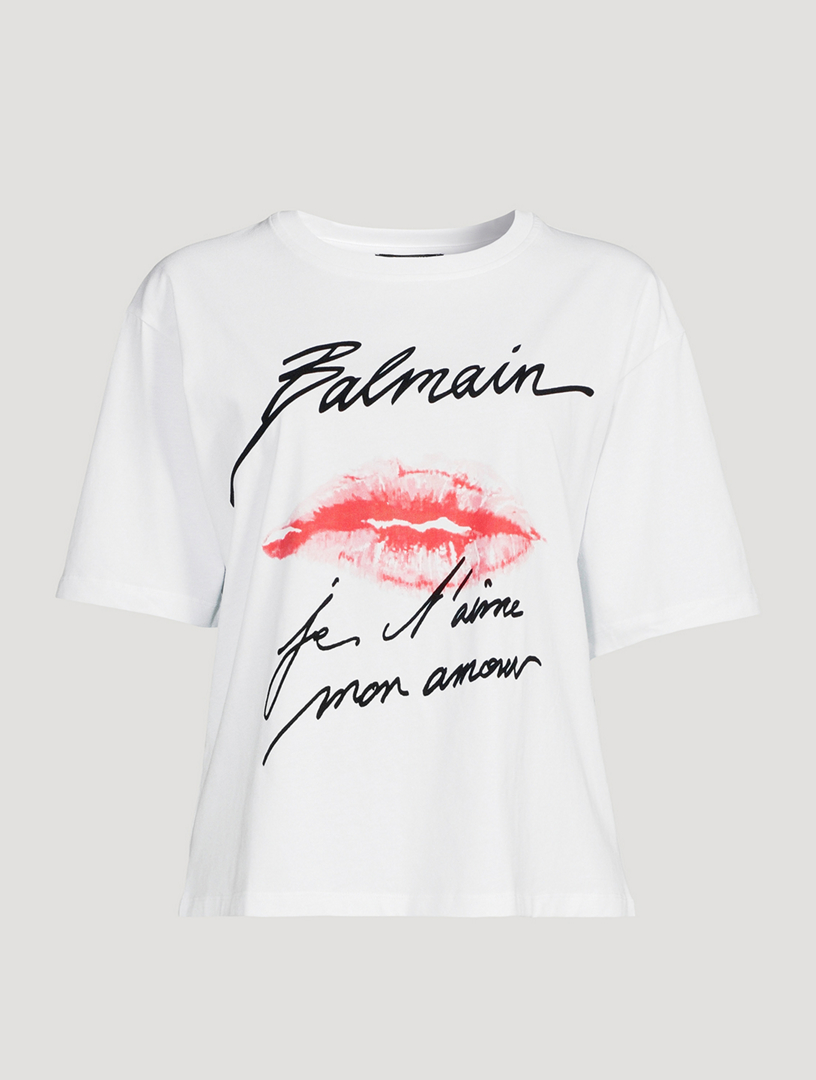 T-Shirt In Kiss Print