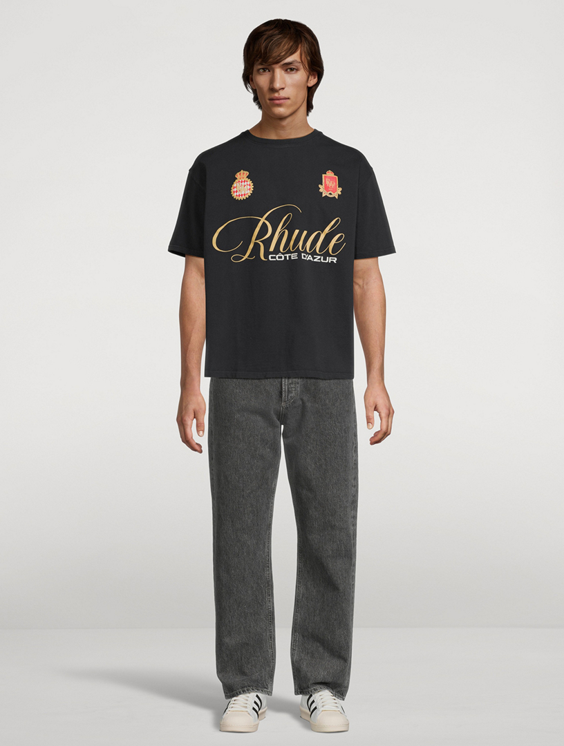 RHUDE Script Crest T-Shirt | Holt Renfrew