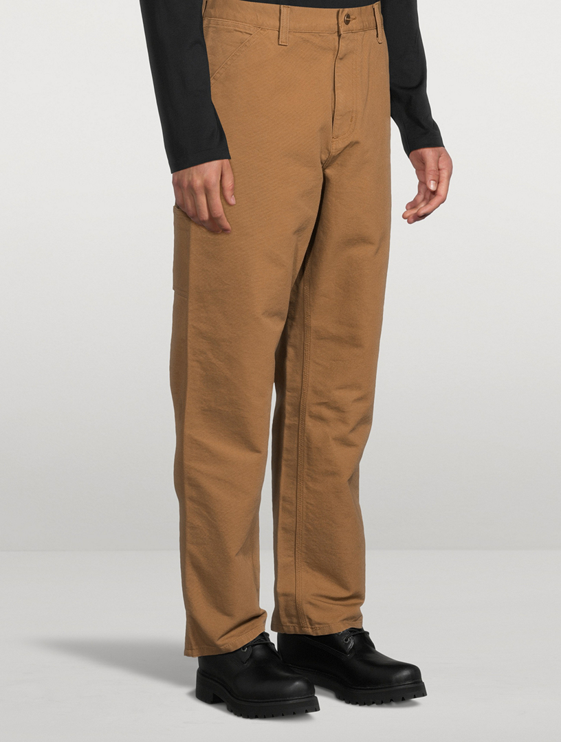 パンツ Carhartt WIP SINGLE KNEE PANT W36 Carhartt WIP Single Knee Pant - PU Leather | Black – Page